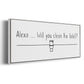 Alexa ... - Floater Framed Canvas Print