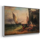 Fisherman's Family from Chioggia, 1838 - Floater Framed Canvas Print