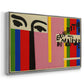 Design for Cover of Exhibition Catalogue, 1951 - Floater Framed Canvas Print