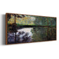 The Pond at Montgeron 2, 1876 - Floater Framed Canvas Print