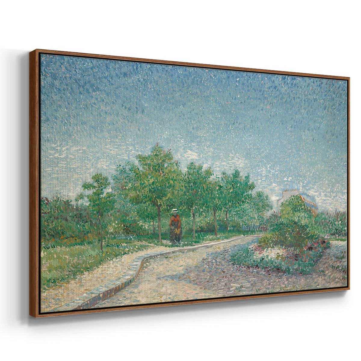 Square Saint-Pierre, Paris, 1887 - Floater Framed Canvas Print