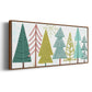 Modern Holiday Collection D - Floater Framed Canvas Print