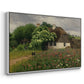 Farmhouse with Meadow Flowers, 1909 - Floater Framed Canvas Print