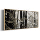 Misty Forest - Floater Framed Canvas Print