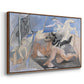 Composition with Minotaur, 1936 - Floater Framed Canvas Print