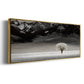 Solitary Tree - Floater Framed Canvas Print