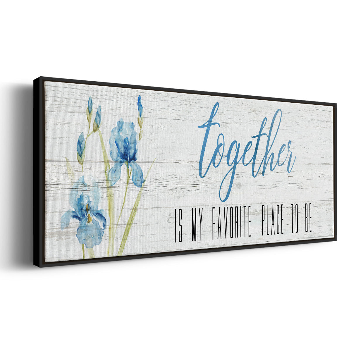 Together - Floater Framed Canvas Print