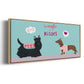 Valendogs Collection C - Floater Framed Canvas Print