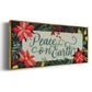 Bright Christmas Night Collection D - Floater Framed Canvas Print