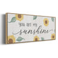 You Are My Sunshine - Floater Framed Canvas Print