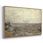 View from Montmartre, 1886 - Floater Framed Canvas Print