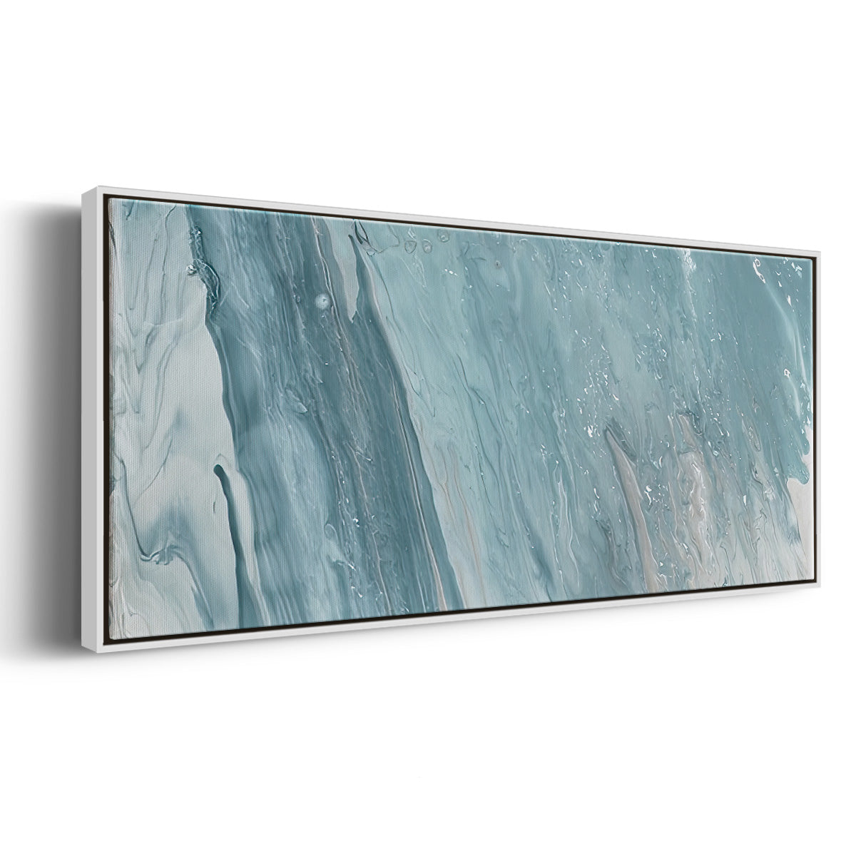 Cirrus I - Floater Framed Canvas Print