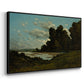 The River Loire at Nevers, 1901 - Floater Framed Canvas Print