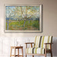 Orchard With Blossoming Apricot Trees - Ornate Framed Canvas Print