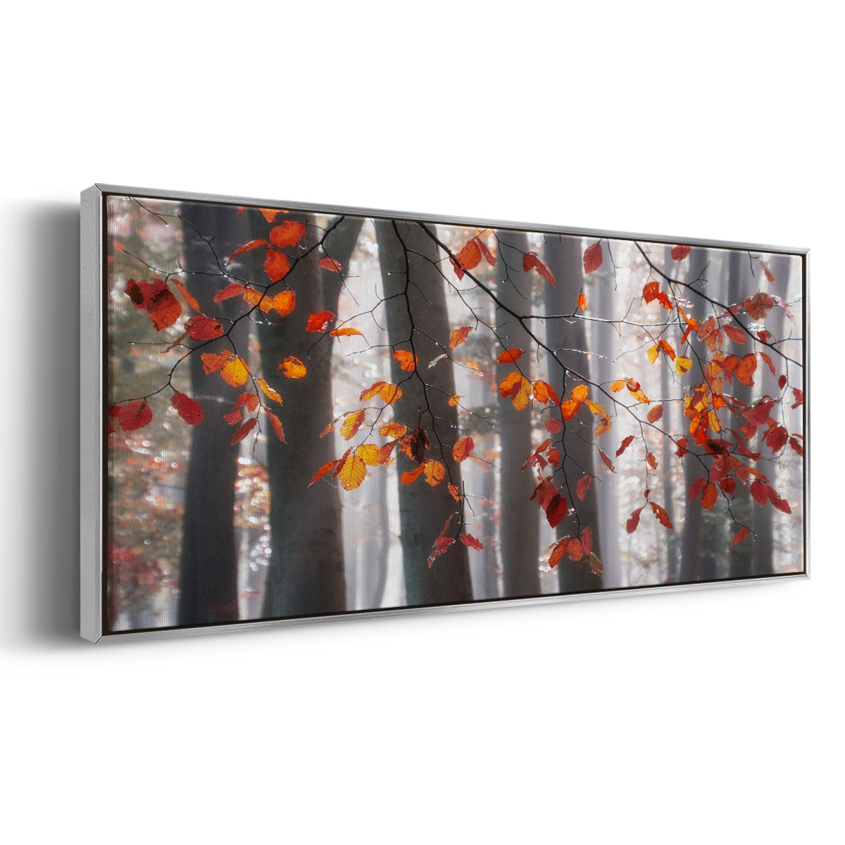 Falling Moments - Floater Framed Canvas Print