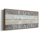 Life Better Beach - Floater Framed Canvas Print