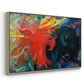 Fighting Forms, 1914 - Floater Framed Canvas Print