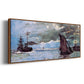 Seascape - Floater Framed Canvas Print