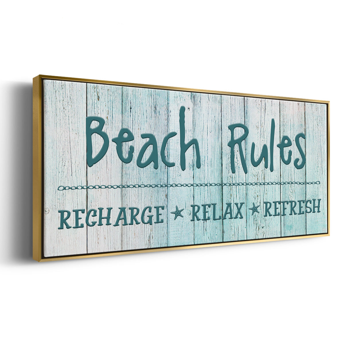 Recharge - Floater Framed Canvas Print