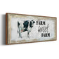Farm Sweet Farm II - Floater Framed Canvas Print