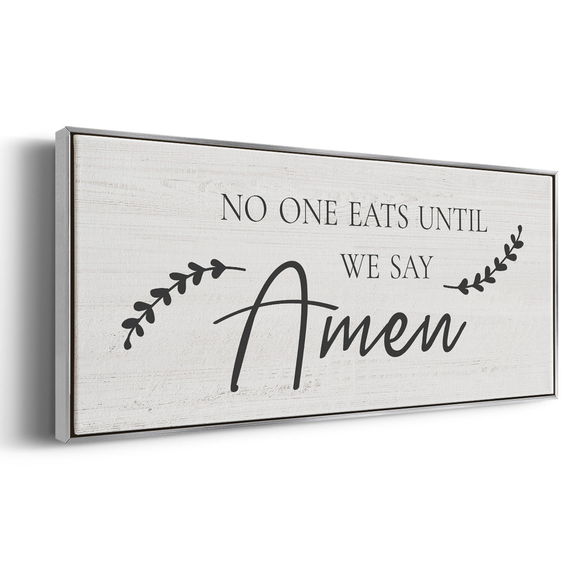 Say Amen - Floater Framed Canvas Print