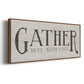 Gather Here With Love - Floater Framed Canvas Print