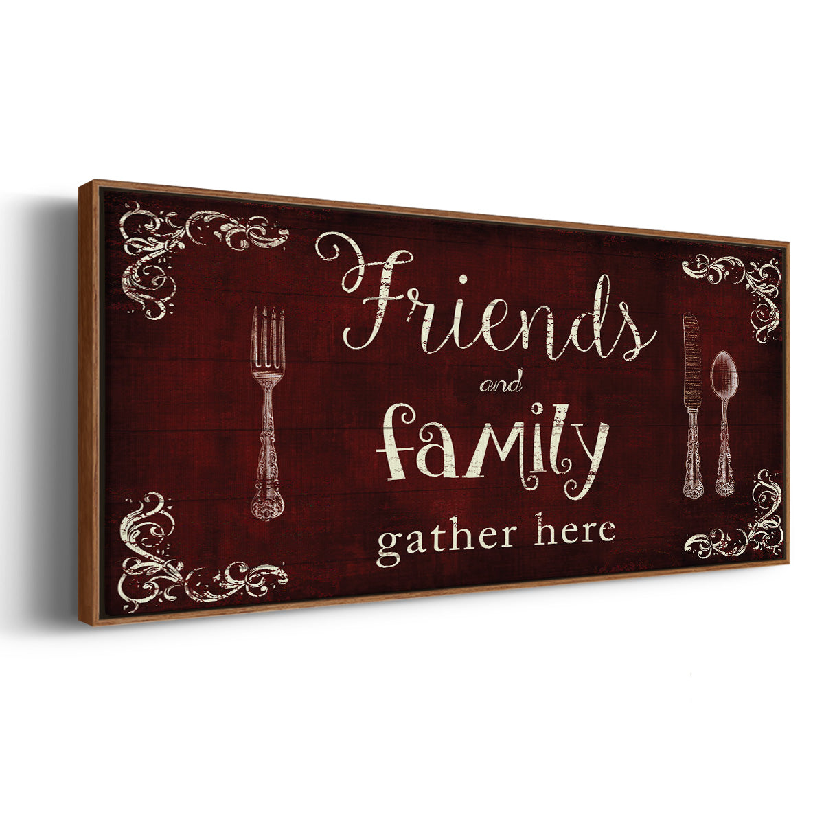 Friends and Family - Floater Framed Canvas Print