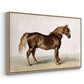 A Cart-Horse - Floater Framed Canvas Print