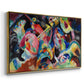 Improvisation. Deluge, 1913 - Floater Framed Canvas Print