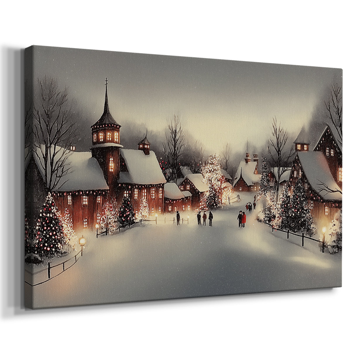 Honeyed Lantern at Eve - Canvas Art Print