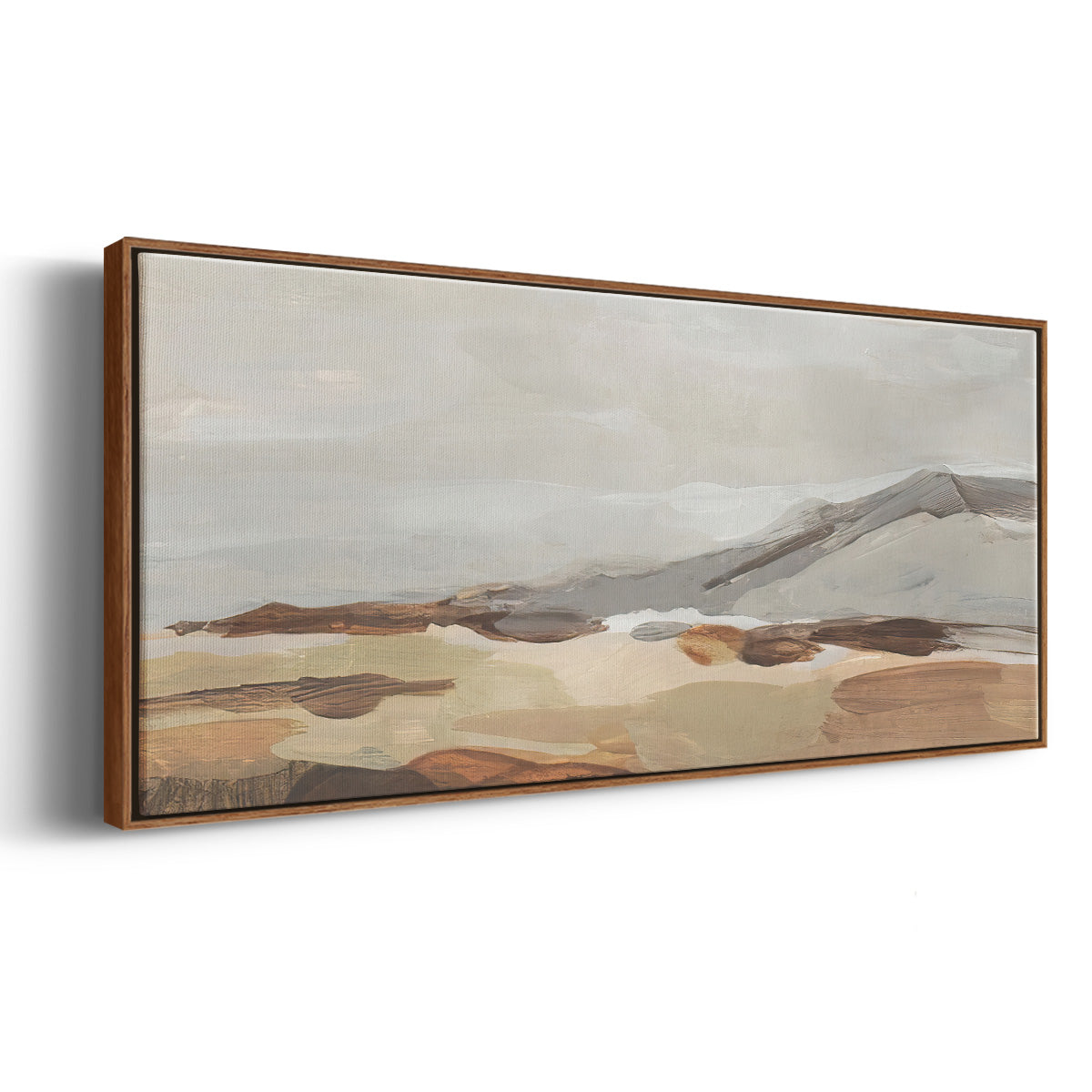 Dusky Mountain I - Floater Framed Canvas Print
