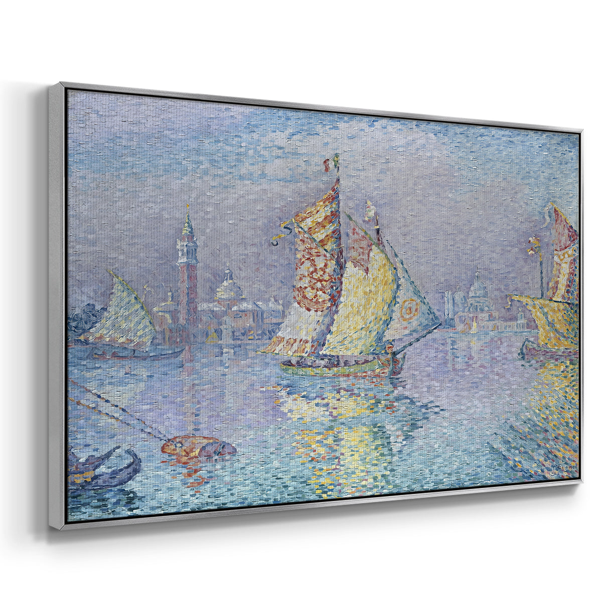 Venice, the Yellow Sail, 1904 - Floater Framed Canvas Print