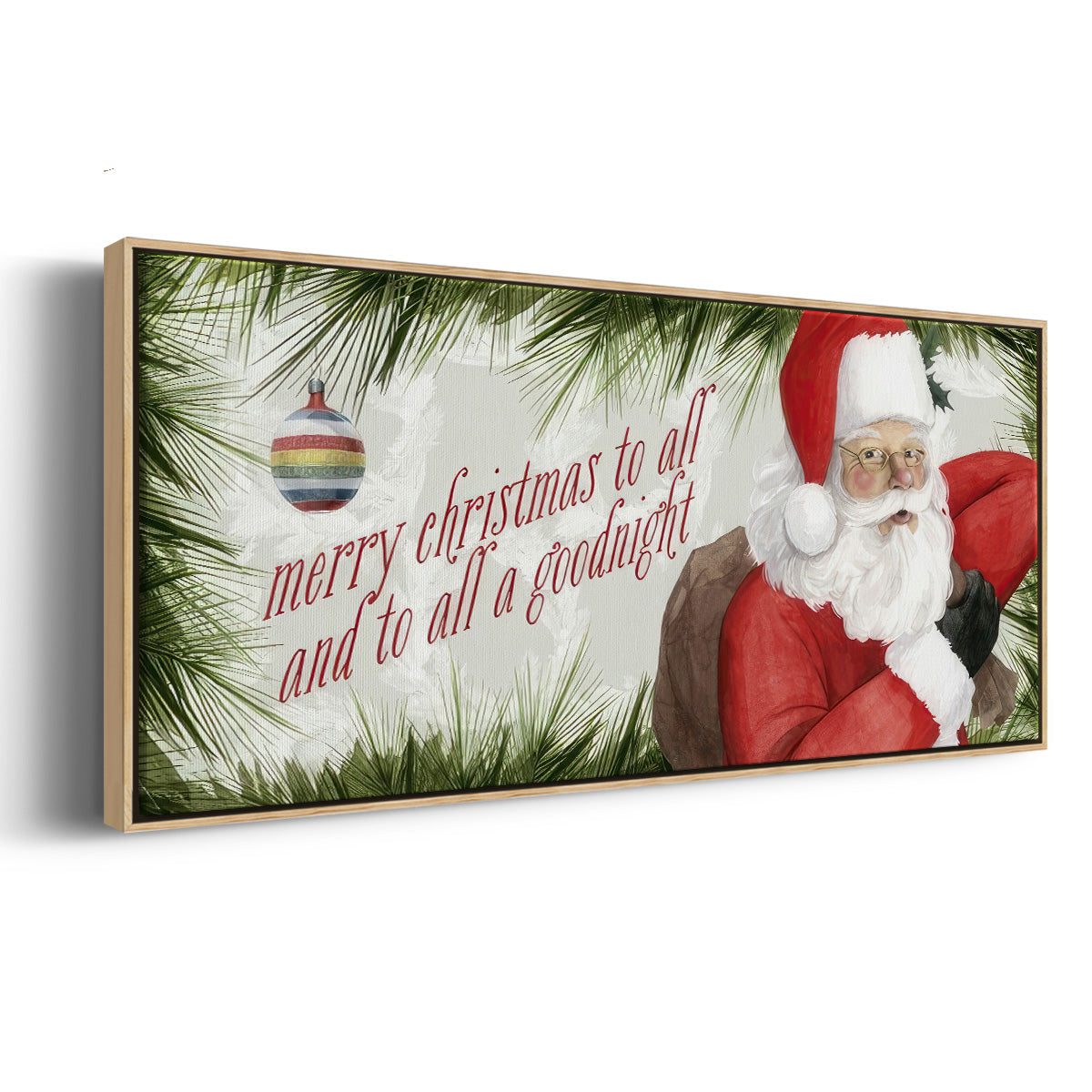 Arose Such a Clatter Collection D - Floater Framed Canvas Print