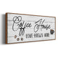 Love Brews - Floater Framed Canvas Print