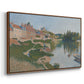 Les Andelys, Côte d'Aval, 1886 - Floater Framed Canvas Print
