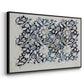 Watercolour for Printed Fabric Design: Wey, c. 1882-1883 - Floater Framed Canvas Print