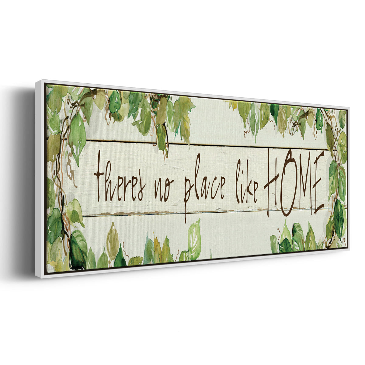 No Place Like Home - Floater Framed Canvas Print