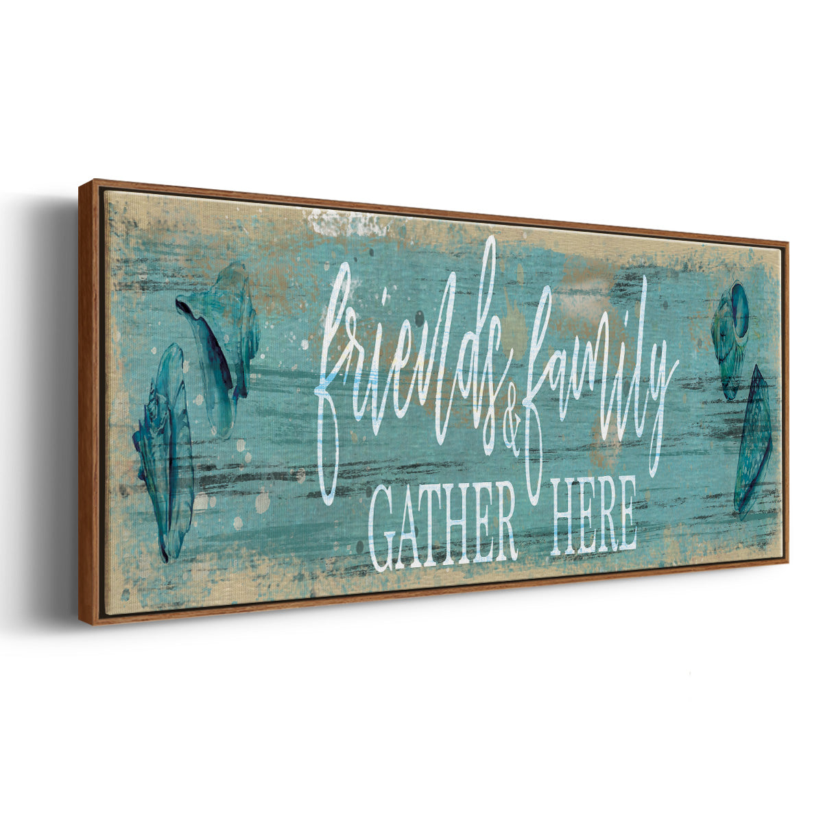 Friends and Family - Floater Framed Canvas Print
