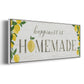 Homemade Lemons - Floater Framed Canvas Print