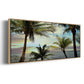 Honduras Sunset - Floater Framed Canvas Print