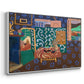 Interior with Aubergines, 1911 - Floater Framed Canvas Print