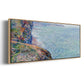 The Sea Seen from the Cliffs of Fecamp, 1881 - Floater Framed Canvas Print