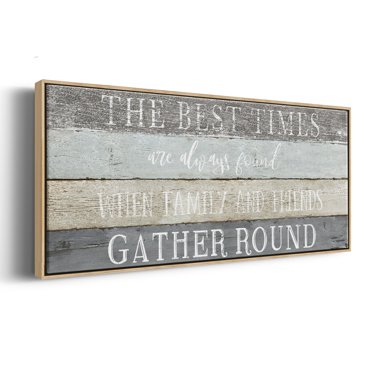 Best Times - Floater Framed Canvas Print