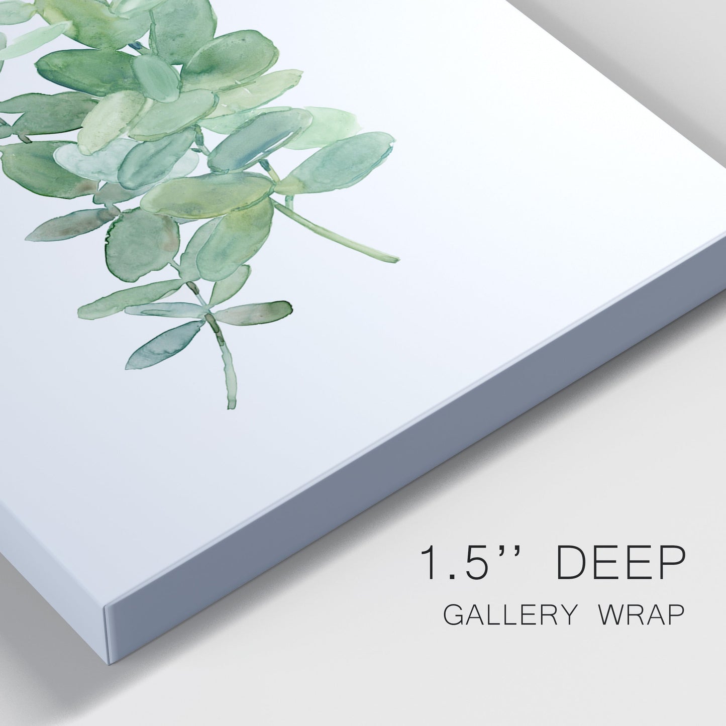 Eucalyptus I Premium Gallery Wrapped Canvas - Ready to Hang - Set of 2 - 8 x 12 Each