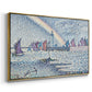Entrance to the Port of Honfleur, 1899 - Floater Framed Canvas Print