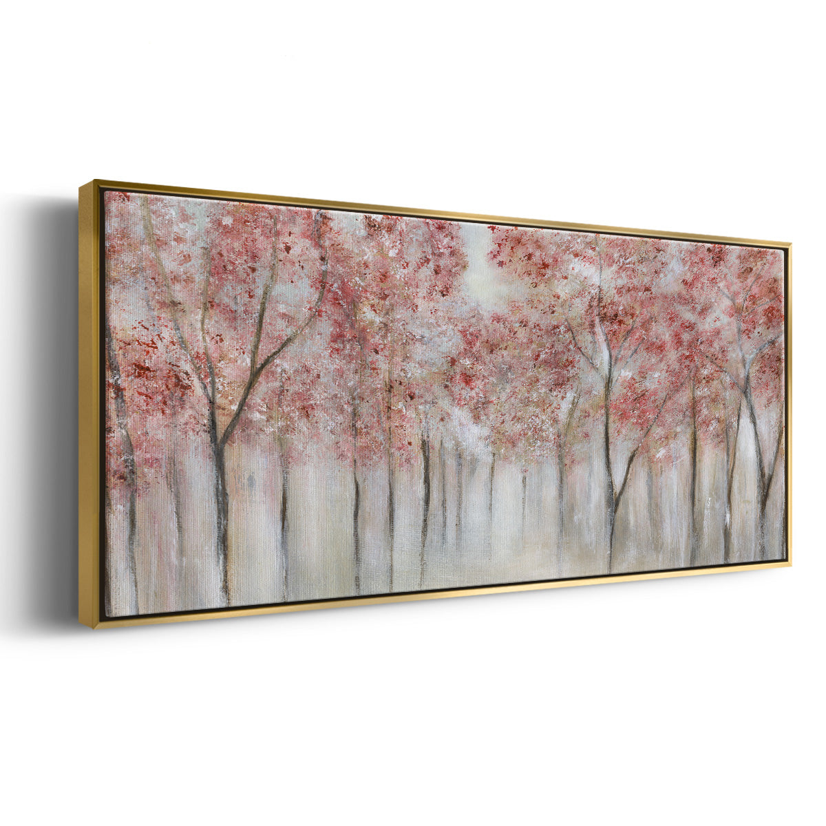 Blushing Spring - Floater Framed Canvas Print