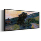 Sunset at Giverny, 1886 - Floater Framed Canvas Print