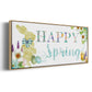 Happy Spring - Floater Framed Canvas Print