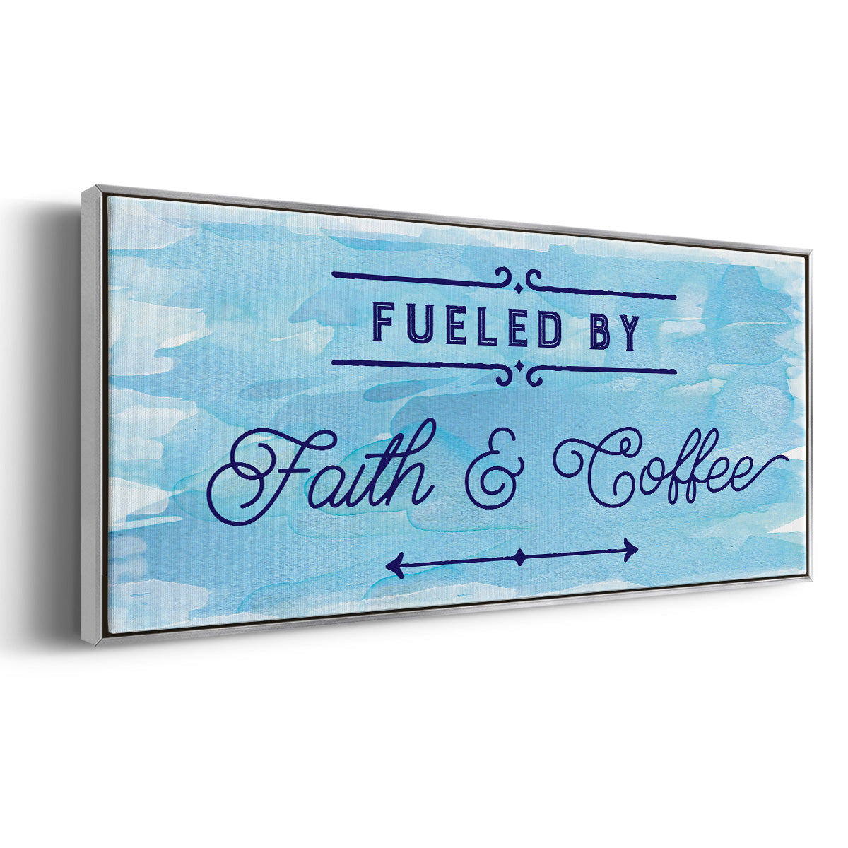 Fueled By - Floater Framed Canvas Print