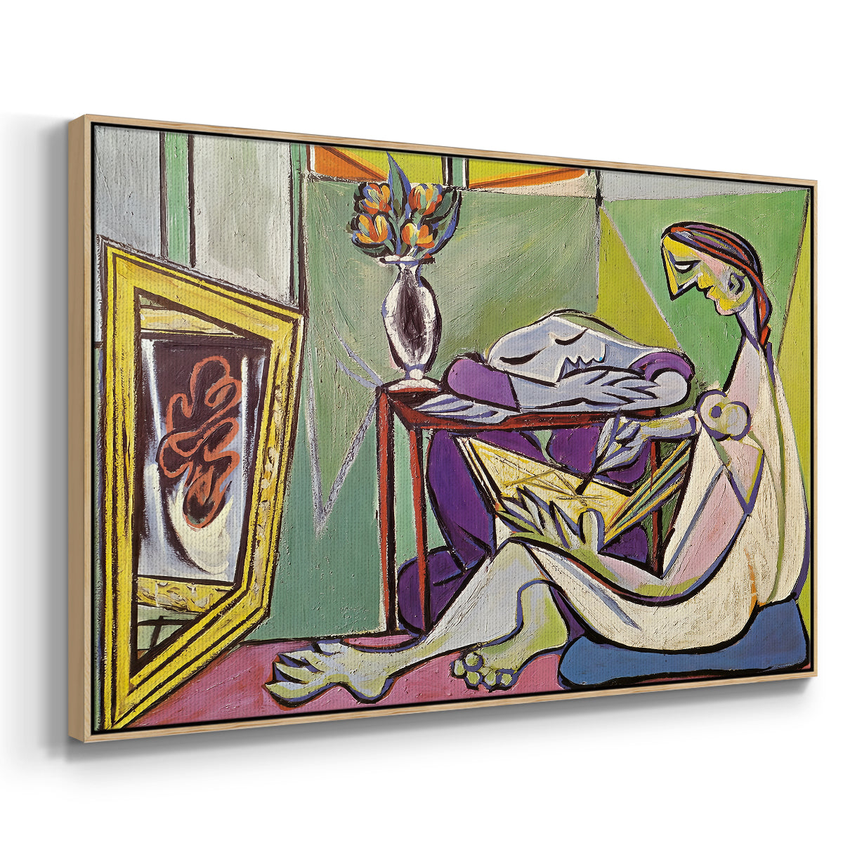 The Muse, 1935 - Floater Framed Canvas Print